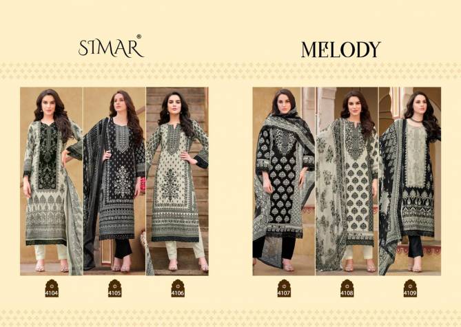 Melody By Glossy Lawn Cotton Embroidery Dress Material Wholesale Price In Surat